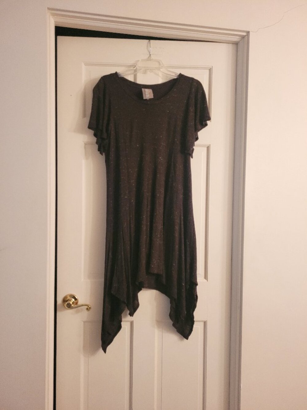 Dolan West Coast Collection Asymmetrical Mini Dress, size Large